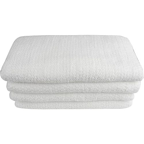 Everplush Diamond Jacquard Bath Sheet 2 Pack in White