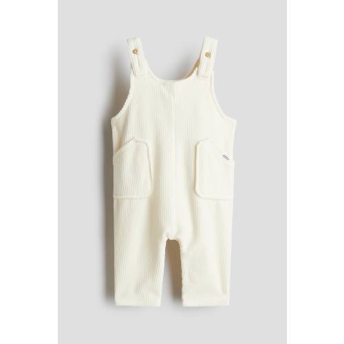 RIBBED VELOUR OVERALLS
