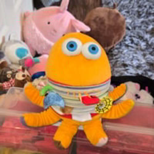 October the Octopus Plush interactive book