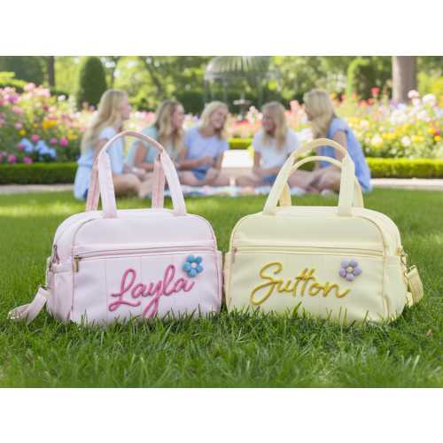 Personalised Dance Bag with Name : Custom Gymnastics Duffle,  Lightweight with Waterproof Pocket