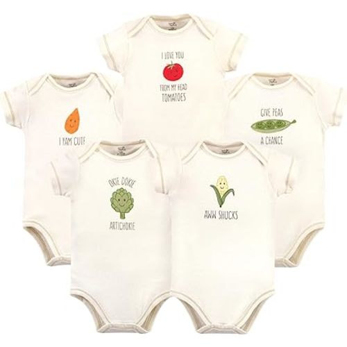Touched by Nature Unisex Baby Organic Cotton Bodysuits