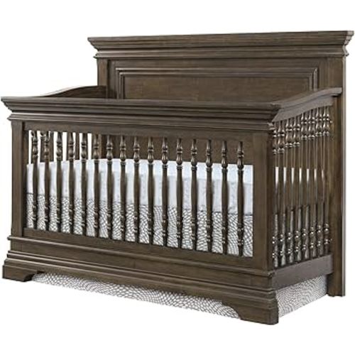 Westwood Design Olivia 4 in 1 Convertible Crib, Brushed Rosewood