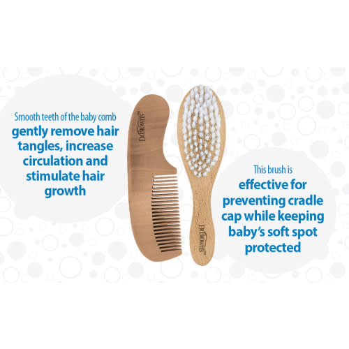 Dr. Brown's Soft and Safe Baby Brush + Comb