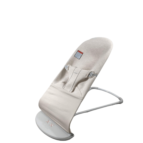 BabyBjorn Bouncer Bliss, Light Beige 3D Jersey, Light Gray Frame