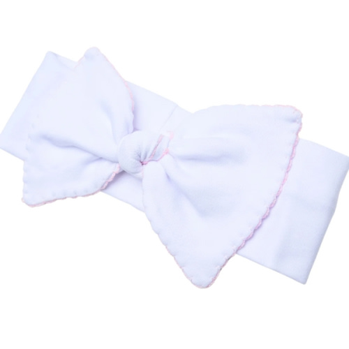 Magnolia Baby Girl Essentials Pink Trim Headband