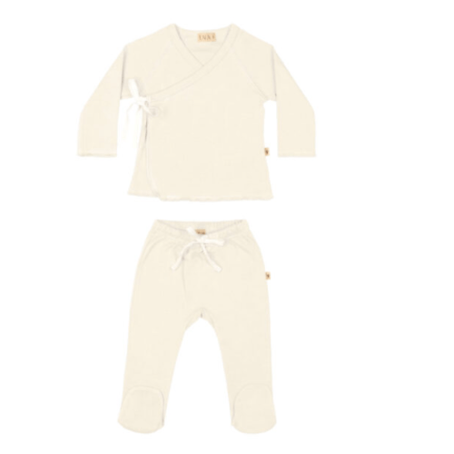Jeanine's: Kimono Set Crema