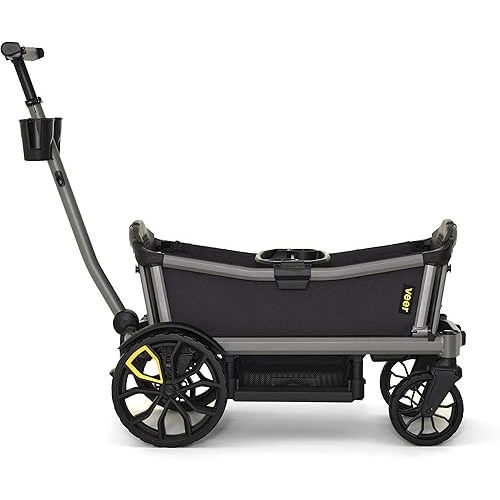 Veer Cruiser City | Premium Urban Wagon Stroller for Babies, Toddlers, and Kids | Traditional Stroller Push Steering | JPMA Certified | Lightweight and Collapsible | 2 Seater