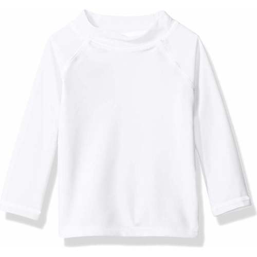 Rash Guard Swim Top, White - Flap Happy | Maisonette