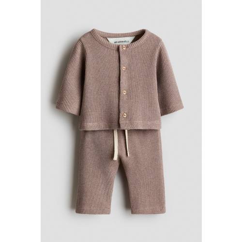 2-PIECE WAFFLED COTTON SET