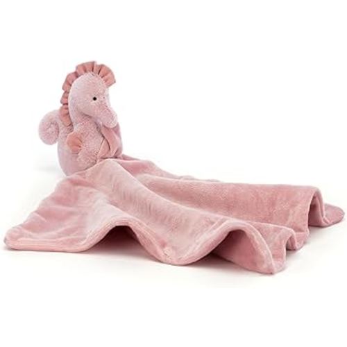Jellycat Sienna Seahorse Soother Baby Security Blanket Lovey