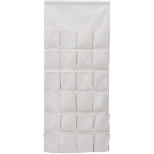 24 Pockets DIY Christmas Advent Calendar Creative Household Practical Organizer Xmas Decoration Hanging Bag for Bedroom Home Decor