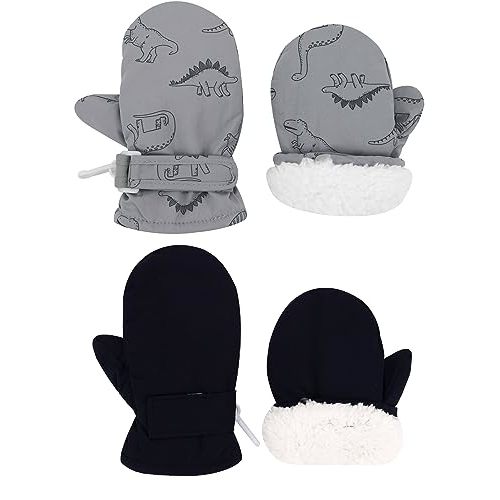 Urban Virgin Infant Baby Toddler Kids Winter Mittnes Lined Fleece Warm Waterproof Ski Snow Gloves For Boys Girls