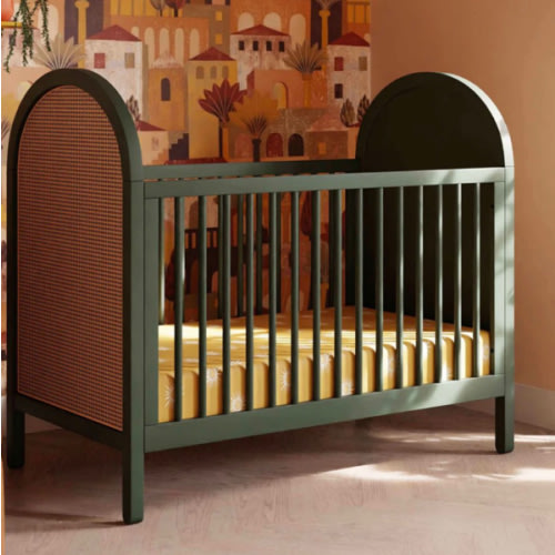 Babyletto Bondi Cane 3-in-1 Convertible Crib with Toddler Bed Conversion Kit