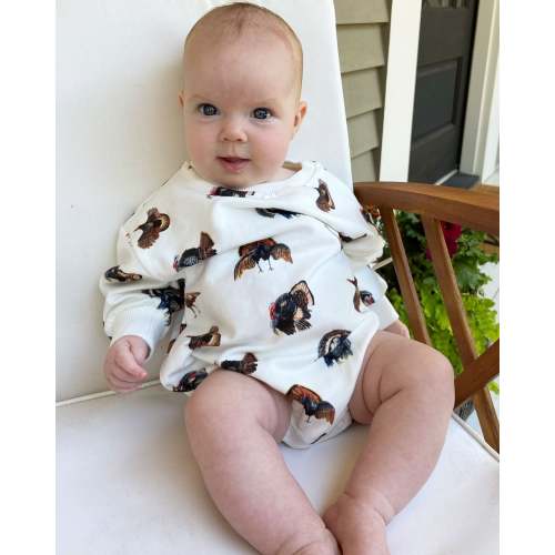 Turkey Trot - Sweatshirt Romper