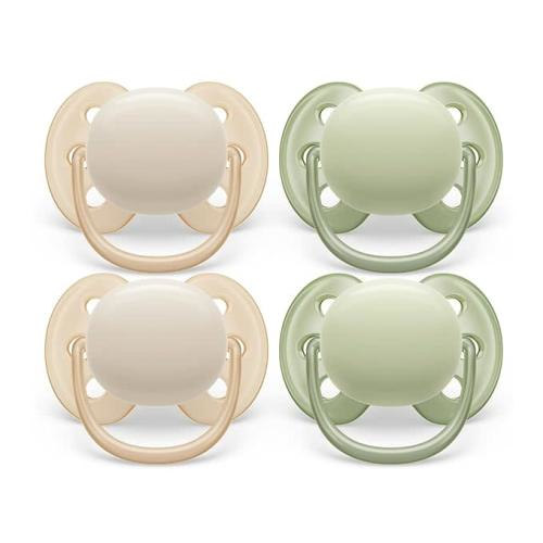Philips Avent Ultra Soft Pacifier, 0-6 Months (4 Pack)