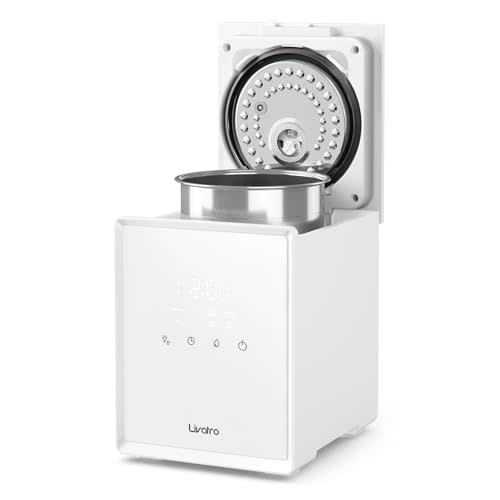 3L Stainless Steel Warm Mist Humidifier with Easy Clean and Warm Steam Function, Healthy Air Mist Humidifiers for Bedroom Living Room, with Sleep Mode and Auto-off Setting