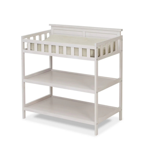 Sorelle Farmhouse Dressing Table in Weathered White – Bambi Baby