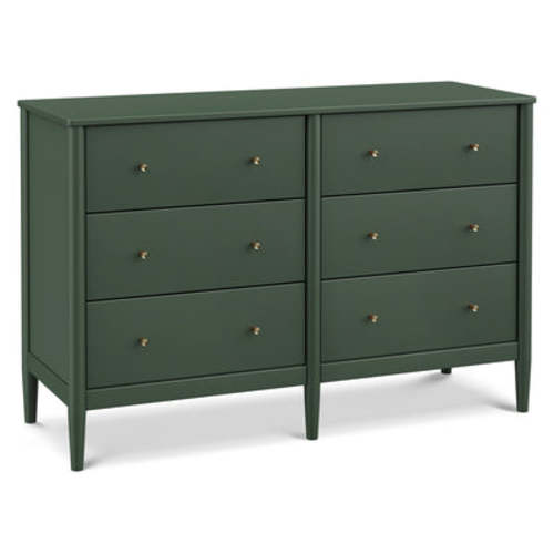 Frem 6-Drawer Dresser - Forest Green