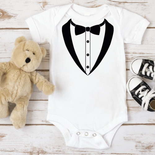 Tuxedo Onsie, Baby Boy Tuxedo Bodysuits, Cute Baby Boy Bodysuits, Baby Boy Gift Cute Baby Onesie, BABY BODYSUIT LAT 4424