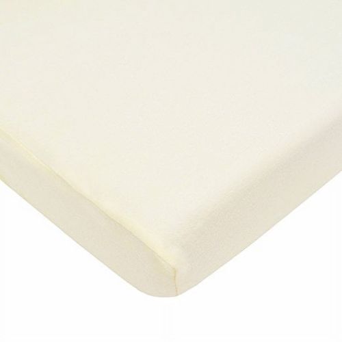 American Baby Company Ecru Off-White Cotton Fitted Sheets, Crib Bed