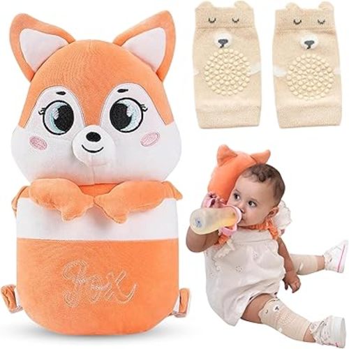 premium Baby Head Protector Backpack Walker Pillow with Baby Knee Pads for Crawling gift Safety for Walking Toddler Leash Wheels Adjustabl Newborn Essentials Must Haves Registry Search Boys girl gifts