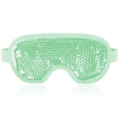 NEWGO Cooling Eye Mask Gel Cold Eye Mask for Puffy Eyes, Eye Ice Pack for After Eyes Surgery, Acne, Headaches, Dark Circles, Stress Relief - Green