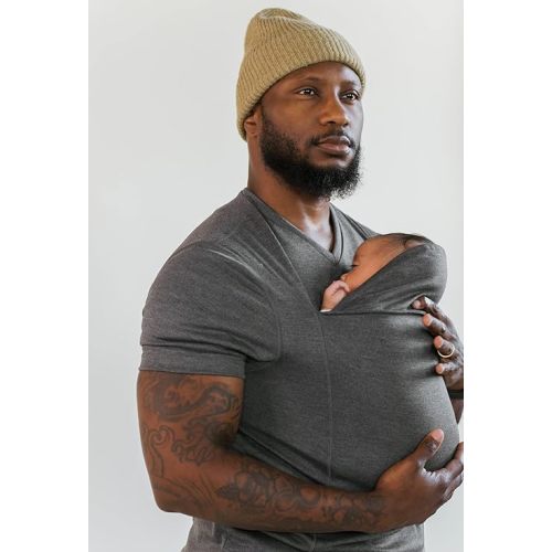 Lalabu The Dad Shirt | Hands-Free Baby Carrier for Dad with Kangaroo Pouch | Engineered for Bonding, Safety, & Comfort for Newborns Up to 15 Lbs. | CPSC Approved