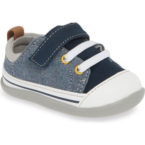 Regular, Baby & Walker Stevie II Sneaker, 4.5 M, Blue Denim