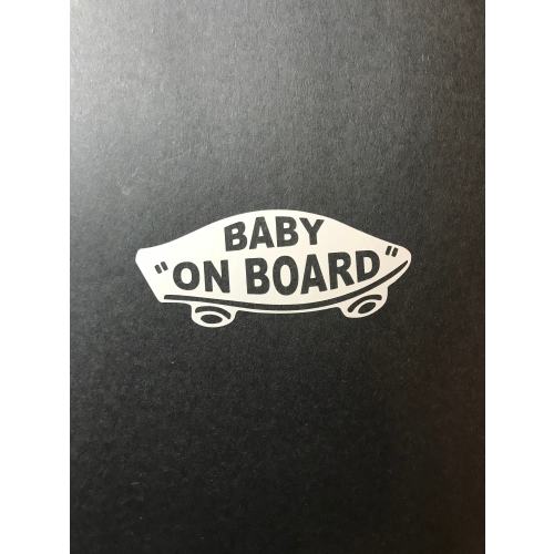 Baby & kid on board decal