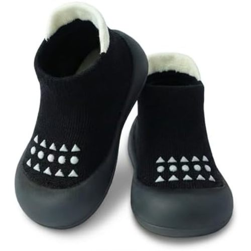 Baby Sock Shoes Boys Girls First Walking Shoes Non-Slip Slippers Soft Sole Sneakers Toddler Infant Babygirl