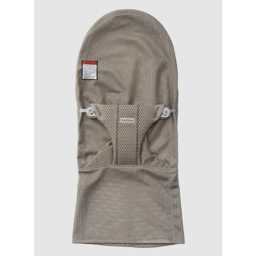BabyBjörn Extra Fabric Seat for Bouncer Bliss- Grey Beige Mesh