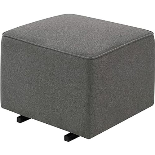DaVinci Universal Gliding Ottoman in Dark Grey, Greenguard Gold & CertiPUR-US Certified