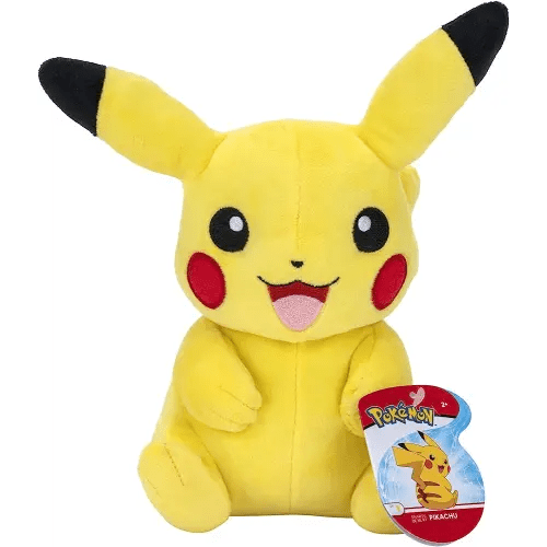 Pokémon Official & Premium Quality 8-Inch Pikachu - Adorable, Ultra-Soft, Plush Toy, Perfect for Playing & Displaying - Gotta Catch ˜Em All, Yellow