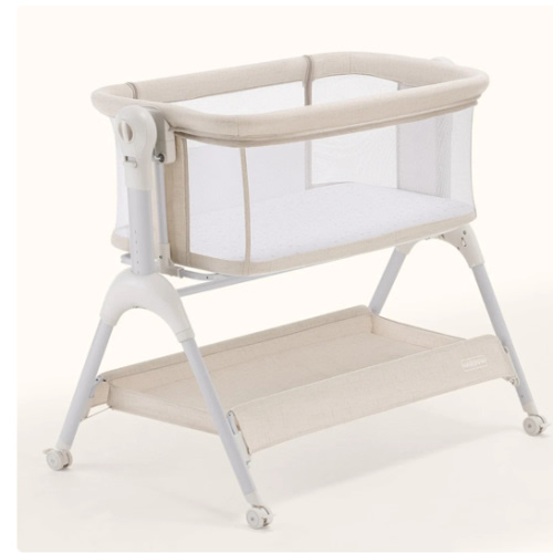 HARPPA Cuddly Sway | 3-in-1 Rocking Baby Bassinet & Bedside Sleeper with Anti-Reflux Mattress for Newborns | Attaches to Bed, Adjustable Height, Tool-Free Setup, Portable Wheels, CPSC Certified, Gentle Rocking Motion | Ideal for Infants, Safe Co-Sleeping