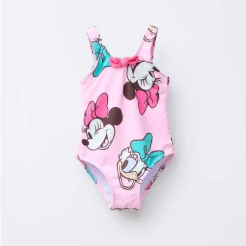 2-6 YEARS/ MINNIE MOUSE AND DAISY © DISNEY SWIMSUIT - Pink | ZARA United States