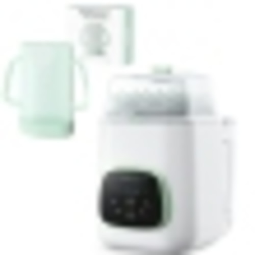 Momcozy All-in-One Baby Bottle Washer, Auto 3-in-1 Clean, Sterilize Dry, 26 Spray Jets, 9 Modes, HEPA Filter & Momcozy Squeeze Pouch Holder for Food Pouches and Drink Boxes