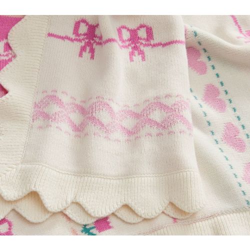 LoveShackFancy Fair Isle Baby Blanket