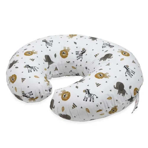 Nuby - Dr. Talbot's Support Pod Infant and Breastfeeding Nursing Pillow | Zoo Animals