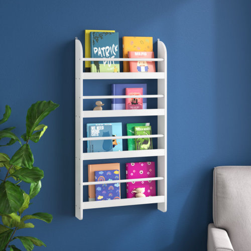 Mack & Milo™ Albertson 43.7'' H X 22.8'' W Floating Shelf, Kids Floating Bookcase & Reviews | Wayfair