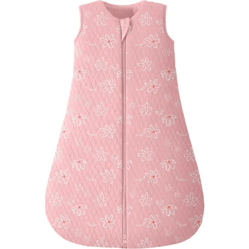Looxii Baby Sleep Sack 6-12 Months 2.5 TOG Baby Wearable Blanket, Cotton Quilted Infant Toddler Sleeping Bag 2-Way Zipper Warm Toddler Sleep Sack for Winter