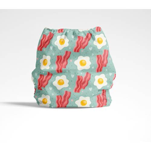 Bacon & Eggs Pocket Cloth Diaper