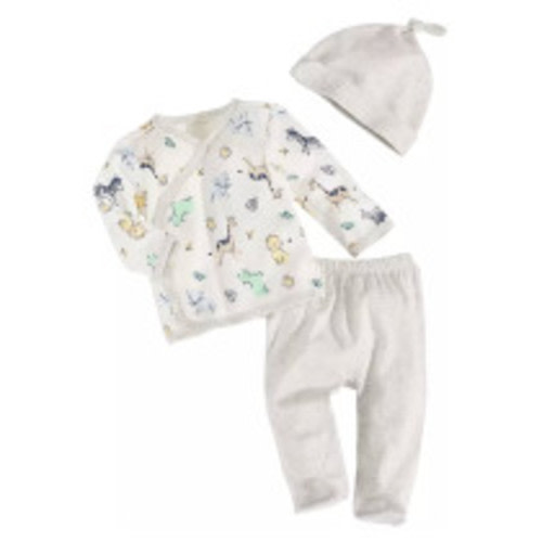 First Impressions Baby Boys Safari Take Me Home 3 Piece Set, Created for Macy's