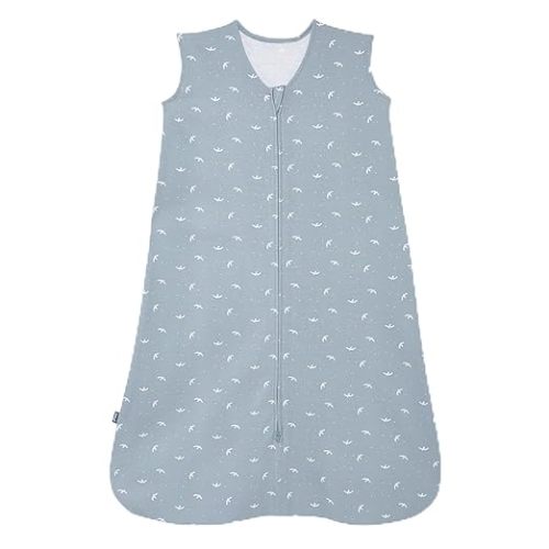 HALO SleepSack, 100% Cotton Wearable Blanket, Swaddle Transition Sleeping Bag, TOG 0.5, Birds, Small, 0-6 Months