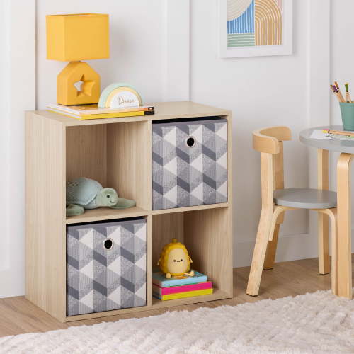 4 Cube Storage Organizer [Spring Pine or White]