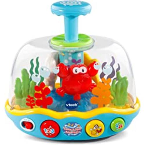 Amazon.com: VTech Learn and Spin Aquarium For Fish , Plastic : Toys & Games