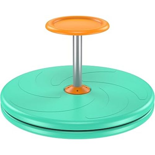 Spinner-X Seated Spinner Sensory Toy, Sit Spinner Toy Bigger Size and Durable Material for Kids- Ages 3 and up (Green) by BARNEY KAITE BS…