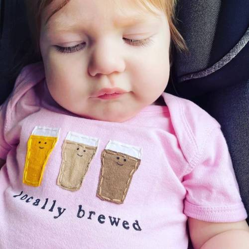 baby bodysuit, “locally brewed”