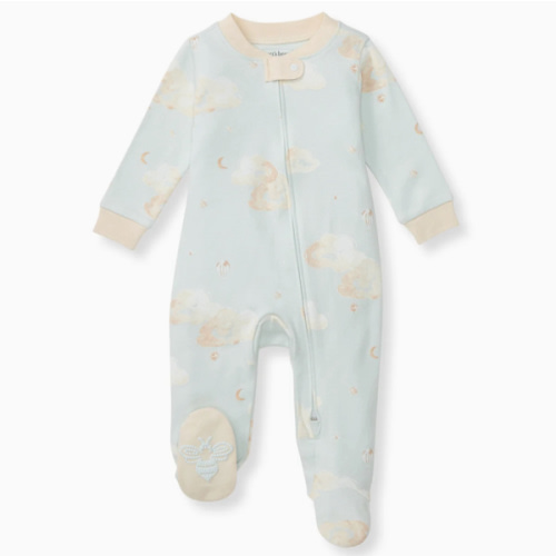 Good Night Sky Organic Cotton Sleep & Play - Ice Flow – Burt's Bees Baby