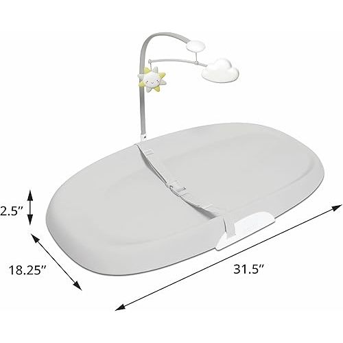 Skip Hop Baby Changing Pad Nursery Style Wipe-Clean Contoured with Cushioned Foam Oat