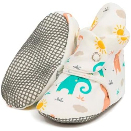 Ella Bonna Baby Booties Organic Cotton Muslin Newborn Baby Slippers Baby Boy Booties, Infant Girl Booties, 6-12 months, 0-6 Months, 12-18 Months, 0-3 Months, 18-24 Months, Toddler Shoes